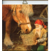 Ceramic Tile - Jan Bergerlind Tomte Feeding Horse